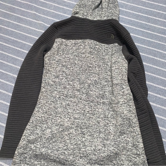 The North Face Grey Indi Hooded‎ Fleece Full Zip Jacket Small - Picture 9 of 9